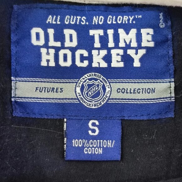Old Time Hockey Senators long sleeve T-shirt black youth boys size S - Picture 4 of 7